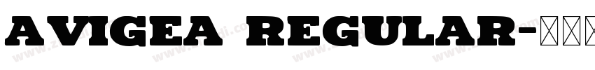 Avigea Regular字体转换